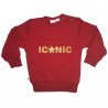 Felpa Bimba con stampa glitter "Iconic"