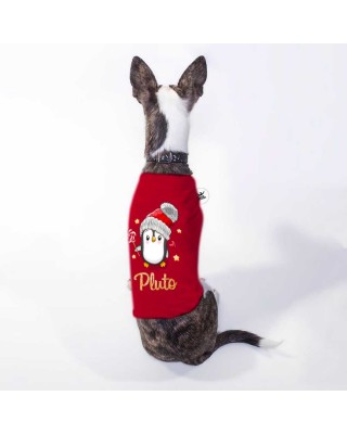 T-shirt per cani natalizio "Pinguino"