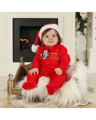 tutina Natale minnie disney baby con nome