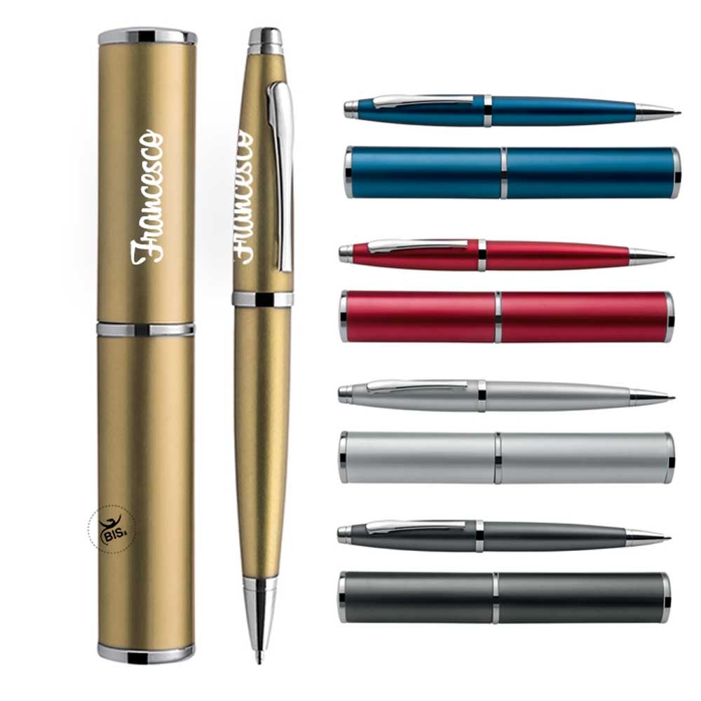 Penna con astuccio da personalizzare con nome