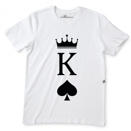 T-shirt Uomo "Re di cuori"
