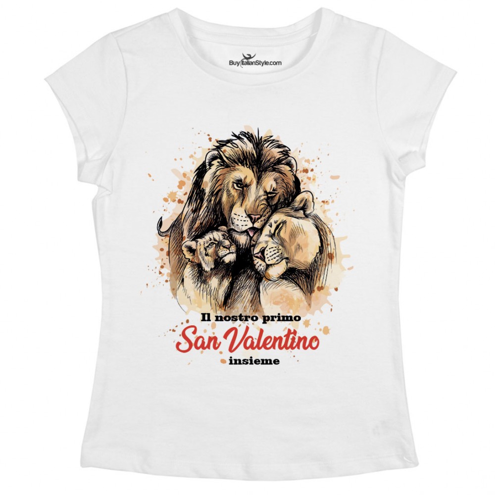 T-shirt Donna "Il nostro primo San Valentino insieme"