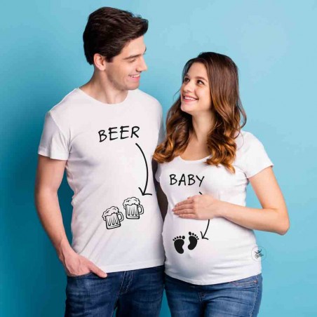 T-shirt premaman manica corta "Baby"