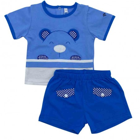 Completino estivo "orsetto" blu
