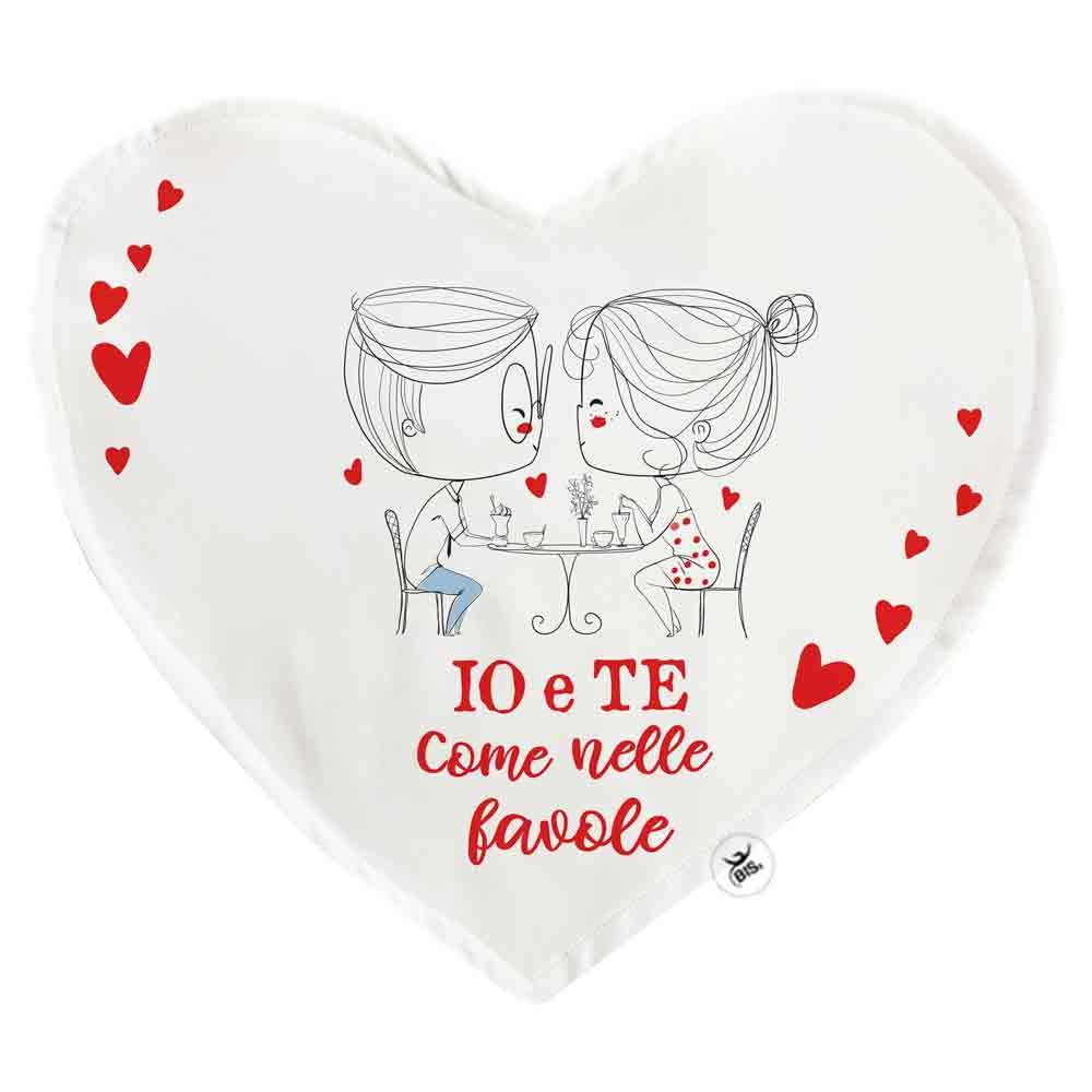 Tovaglietta in tessuto a cuore