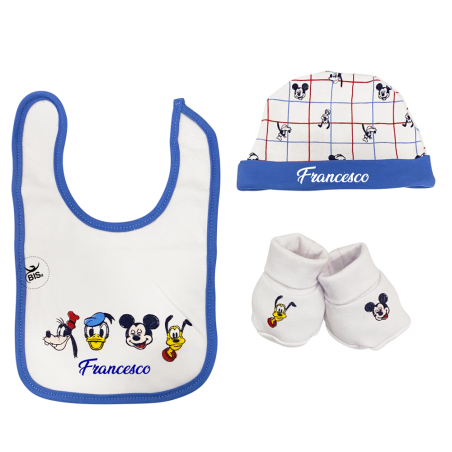 Kit 3 pezzi "Topolino and friends"