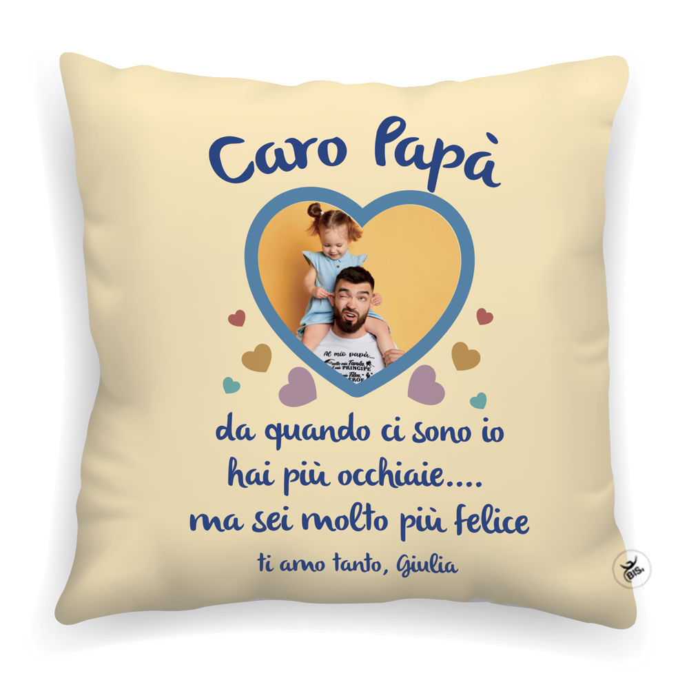 Federa cuscino "Caro Papà"
