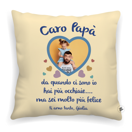 Federa cuscino "Caro Papà"