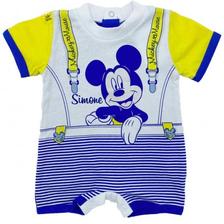 Pagliaccetto estivo "Mickey Mouse" giallo