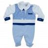 Summer romper suit with bowtie
