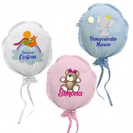 Fiocco Nascita palloncino  da personalizzare