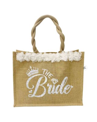 Borsa da Mare con applicazioni in tulle