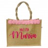 Borsa da Mare con applicazioni in tulle
