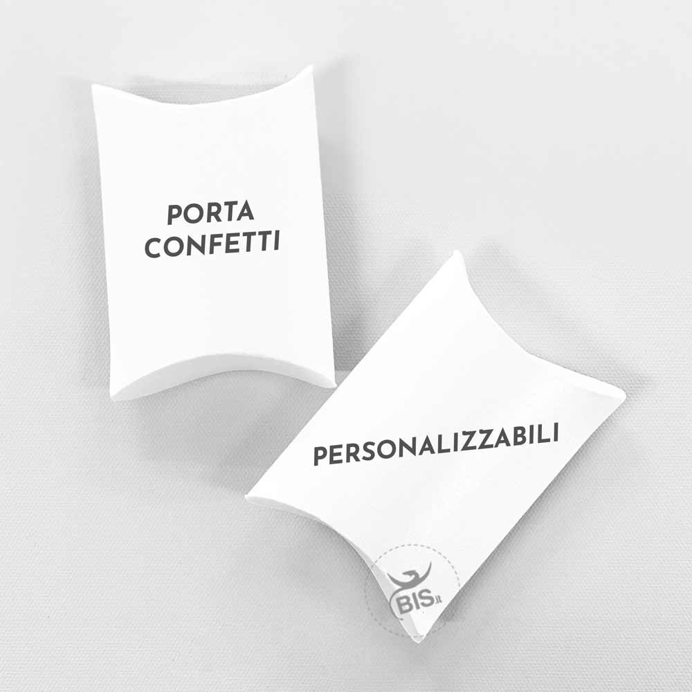 Scatoline per confetti da personalizzare con foto e dedica