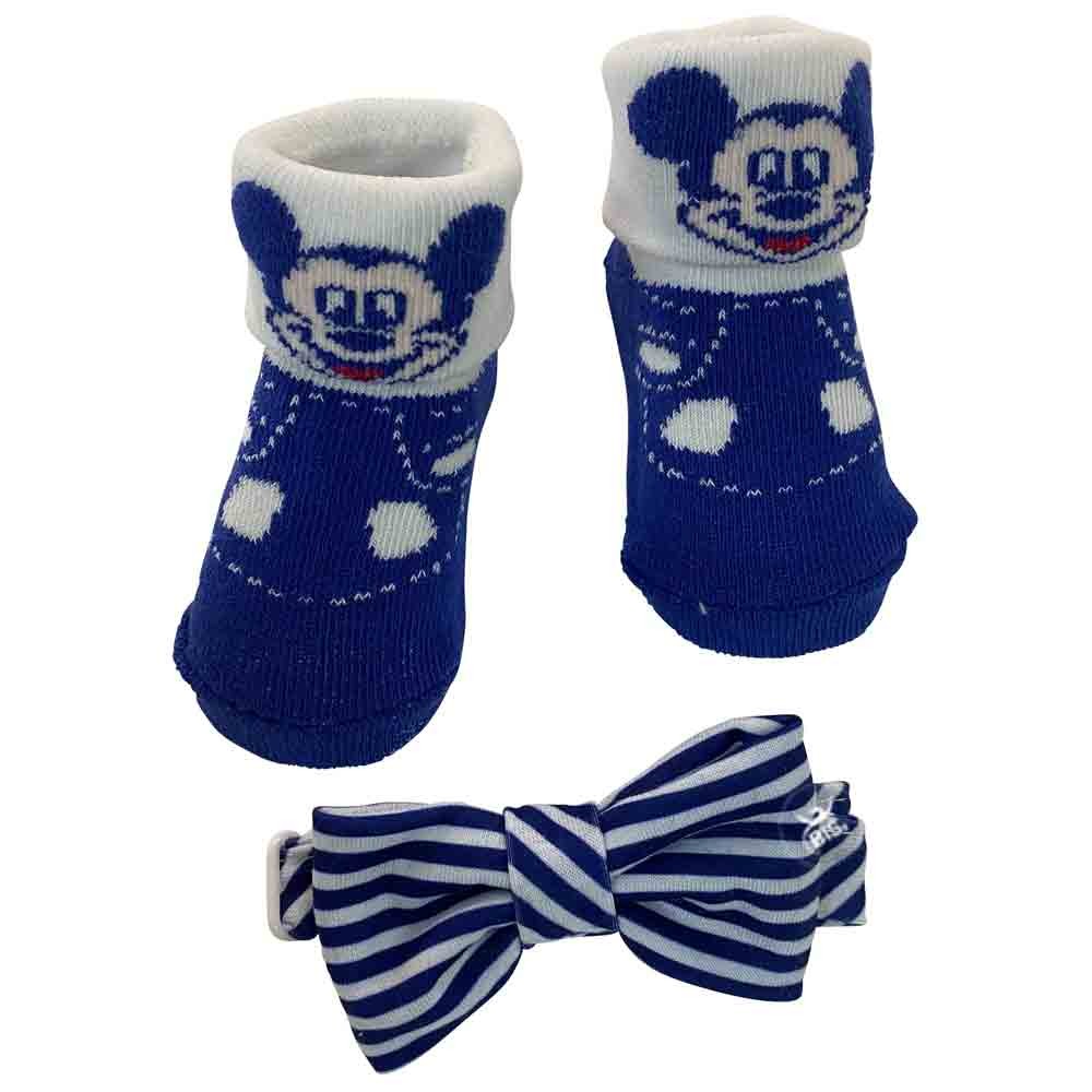 Set disney calzini e papillon "Michey Mouse" blu