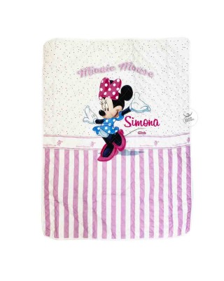 Trapuntina estiva lettino "Minnie Mouse" rosa