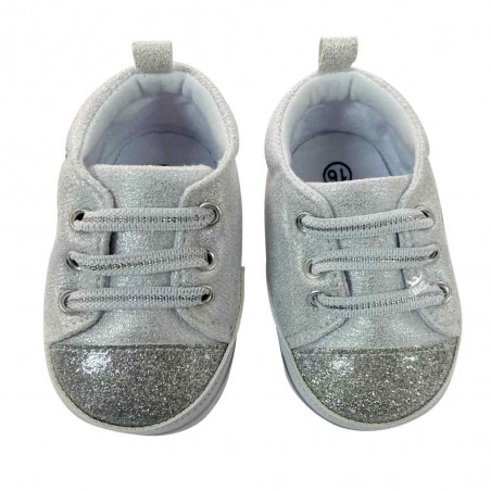 Sneackers neonata  "Minnie" glitterate