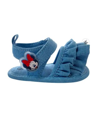 Sandalo neonata jeans "Minnie"