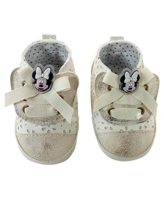 Sneackers neonata  "Minnie" con fiocchetti