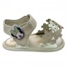 Sandalo oro neonata "Minnie flowers"