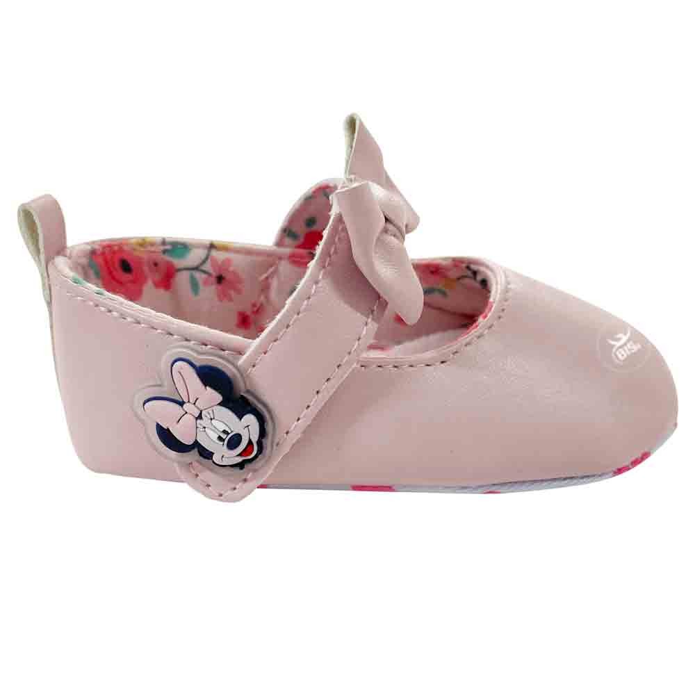 Ballerine neonata "Minnie" con fiocco