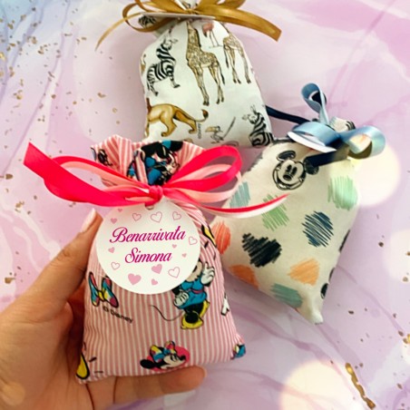 Kit 5 pz sacchetti porta confetti Disney "Re Leone" da personalizzare