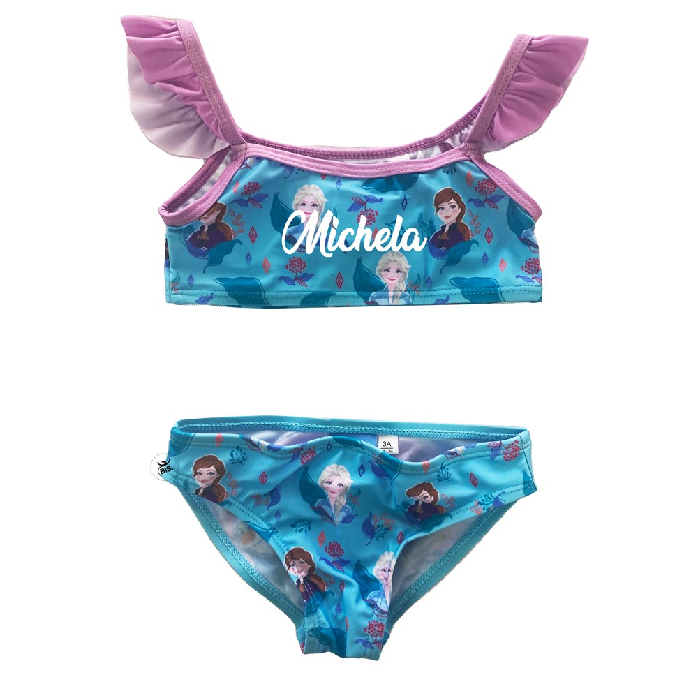 Bikini bimba "Frozen" azzurro