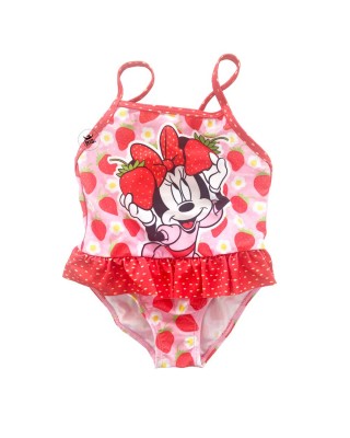 Costume intero "Minnie strawberry" rosso