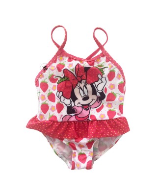 Costume intero "Minnie strawberry" fuxia