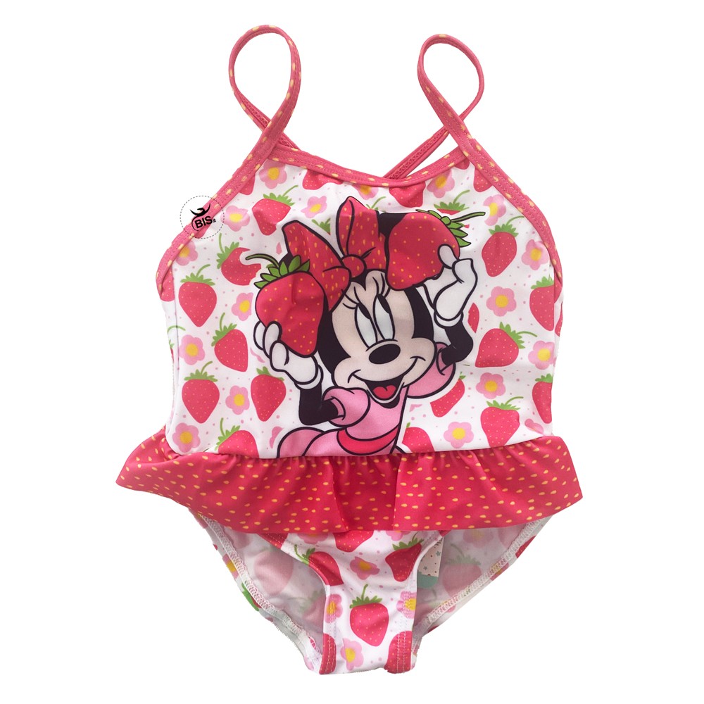Costume intero "Minnie strawberry" fuxia