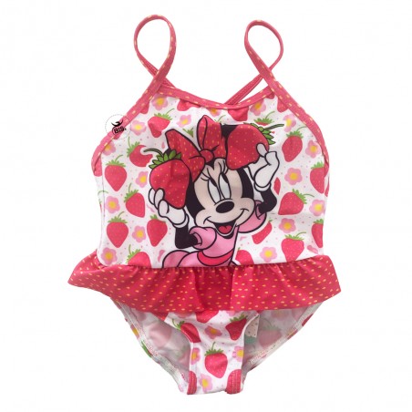 Costume intero "Minnie strawberry" fuxia