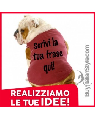 T-shirt per cani PERSONALIZZABILE