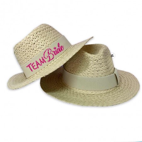 Cappello panama "Team Bride"