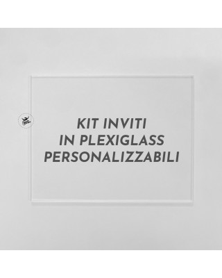 Inviti in plexiglass