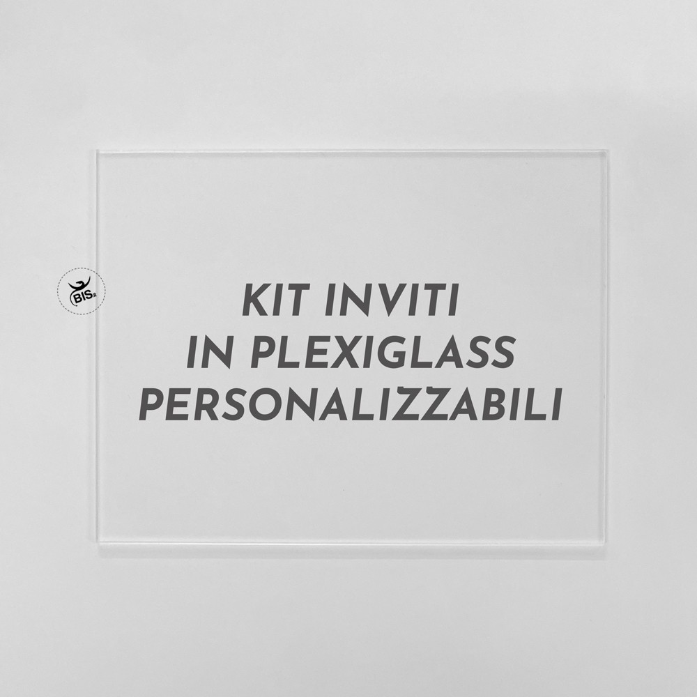 Inviti in plexiglass