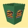Scatola pop corn a tema Dinosauro
