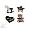 kit 5 pieces plexiglass "Placeholder Letters"