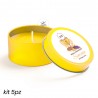 candele profumate "Linea Classic"  giallo