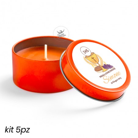 candele profumate "Linea Classic"  arancione
