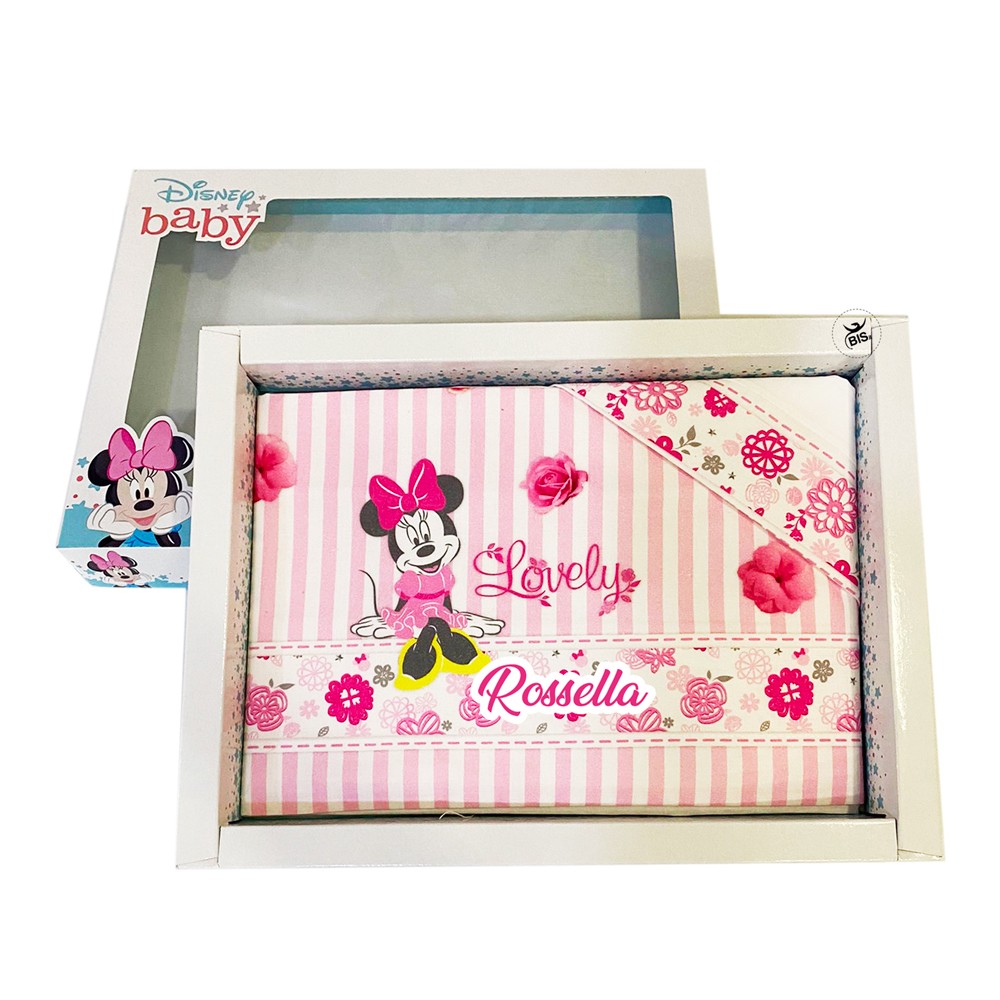 Set lenzuola "Lovely Minnie" rosa