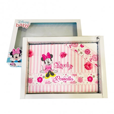 Set lenzuola "Lovely Minnie" rosa