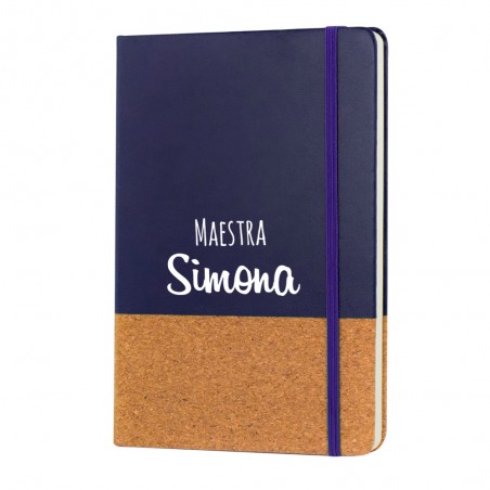 Block notes verde blu