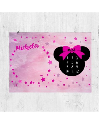 Happy Chlea® Coperta Mesi Neonato Maschio e Femmina – Regalo Nascita  Originale per Neomamme – Copertina Foto Bambini – Idea Regalo Bebè.  Certificato (Spazio) : : Prima infanzia