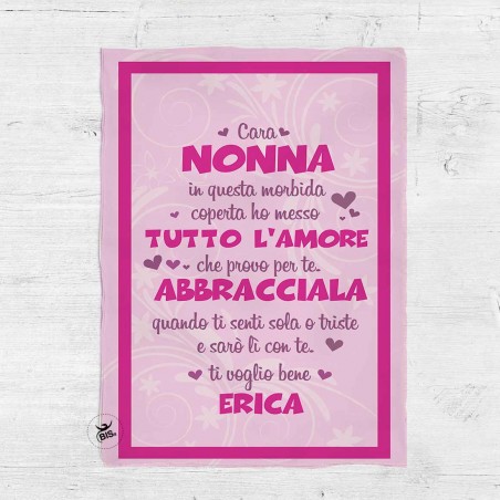 Plaid "Tutto l'amore che provo per te"