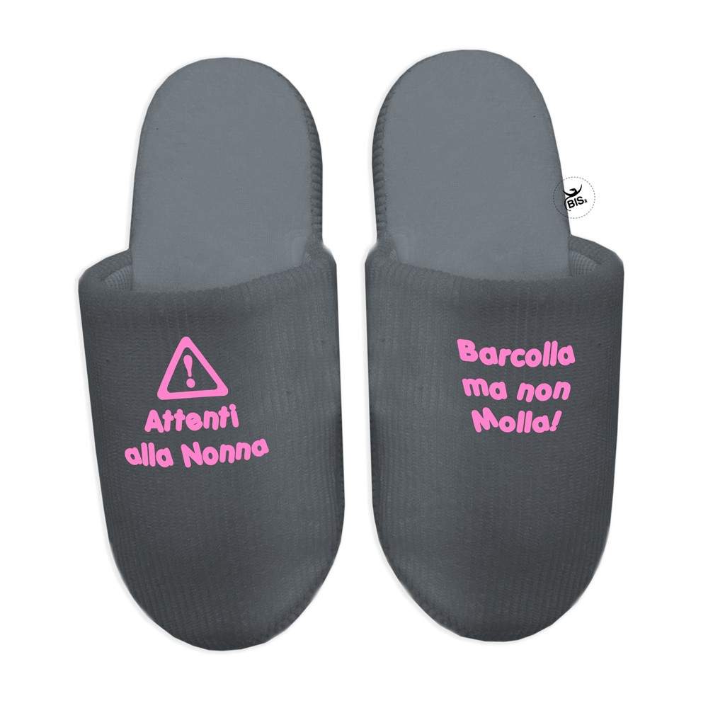 Pantofole Uomo Old Friend In Pelle Di Pecora – Suola Gomma, Chiusura Velcro, Colore Castagna II