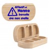 copy of Porta pillole in bambù "La vita è più bella insieme a te Nonno"