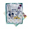 Tutina ciniglia "Mickey e Pluto" azzurro