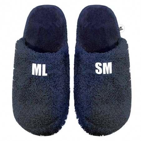 Pantofole "Comfort" da personalizzare con le iniziali o breve testo