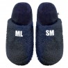 Pantofole "Comfort" da personalizzare con le iniziali o breve testo