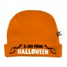 Cappellino neonato "Il mio primo Halloween" arancione
